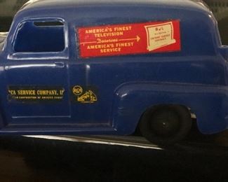 VINTAGE ADVERTISING RCA TOY TRUCK 