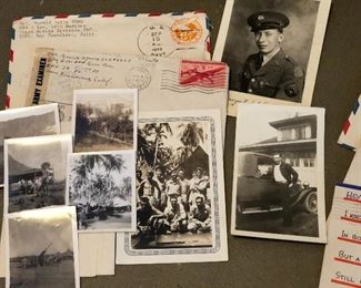 1942 Wartime letters with photos 