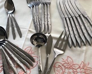 ACSONS ATOMIC STAR STAINLESS FLATWARE 