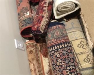 Lots of oriental rugs