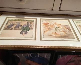 Nursery framed prints 