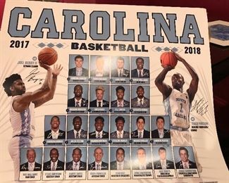 UNC basketball poster