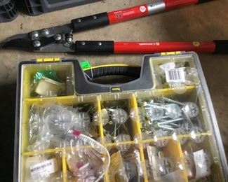 Tools in basement garage