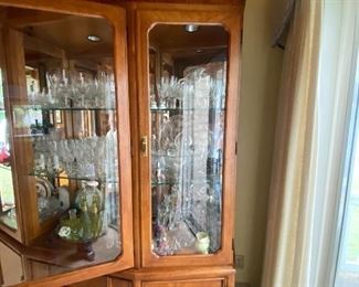 Thomasville Mystique lighted china cabinet 