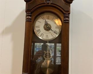 #24	Howard Miller Wall Clock  (battery operated)	 $65.00 
