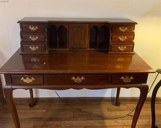 #40	Jasper Cabinet Writing Desk w/9 drawers & Cubby  44x24x30-42	 $275.00 
