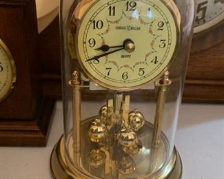 #72	Howard Miller Anniversary Clock  7" Tall	 $20.00 
