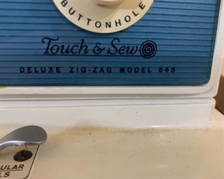 #80	Singer Touch & Sew Deluxe Zig Zag  Model 645 w/cabinet 	 $75.00 
