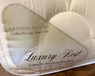 #83	Luxury Rest Twin Mattresses w/hollywood frame  (doesn't match )	 $50.00 
