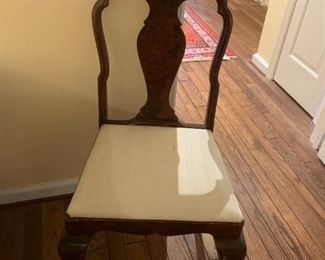 #99	wood Odd Dining Chair w/q/a Legs w/slat back	 $30.00 
