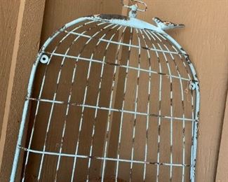#109	BIRD CAGE Metal Wall Hanging  16x20	 $20.00 
