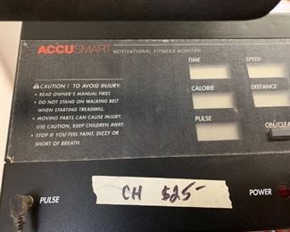 #137	Accu Smart Treadmill - works	 $25.00 
