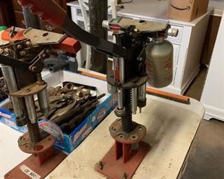 #143	Reloading Machine 	 $100.00 
#144	Reloading Machine (incomplete with parts)	 $20.00 
