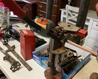 #143	Reloading Machine 	 $100.00 
#144	Reloading Machine (incomplete with parts)	 $20.00 
