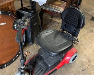 #150	Pride Motorized Scooter w/battery (not sure if works - as is)	 $25.00 
