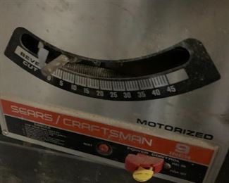 #168	Craftsman 9" Table Saw as is	 $20.00 
