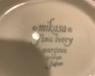 #175	Mikasa Fine Ivory - 17 piece	 $75.00 
