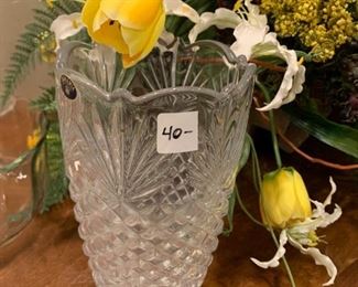 #177	Bohemia Glass Vase	 $40.00 
