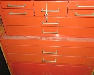 Red Metal Tool Chest