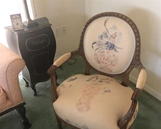 PAIR OF FRENCH STYLE CHAIRS