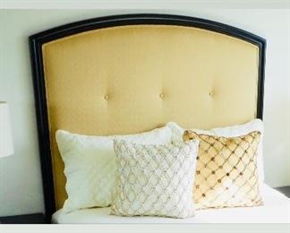 Upholstered queen headboard