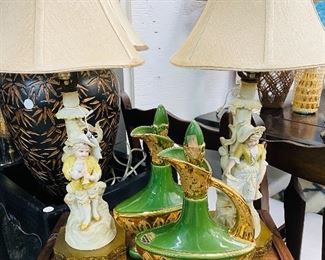Antique French lamps