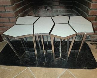 Mid-Century Modern Geometric Piece-Together Table