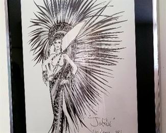 Bob Mackie original design sketch