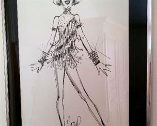 Bob Mackie original design sketch