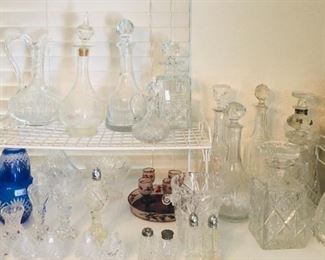 Misc. Crystal Decanters