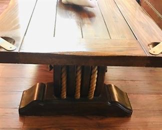 Nautical Design on End of Table