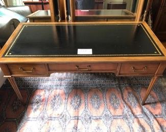 Baker leather top desk $999 ($7k new) (Photo 2/3)