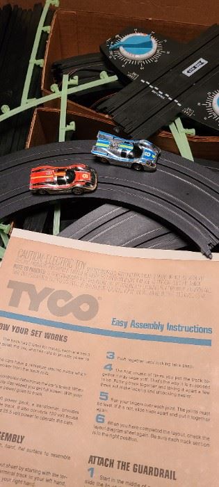 Tyco Slot Car Track like new.
