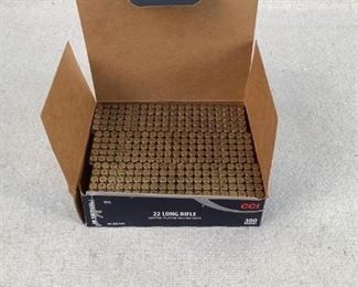 Mfg - (300) CCI Tactical
Model - 40gr 22 Long Rifle Ammo
Located in Chattanooga, TN
Condition - 1 - New
This is a 300 count box of CCI AR Tactical 40 grain 22 Long Rifle Ammo, optimized for reliable function in AR-22 platforms.