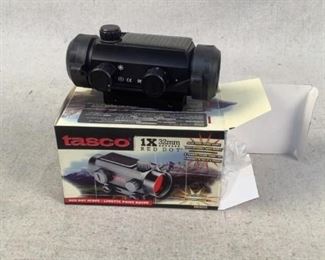 Mfg - Tasco 1X32mm
Model - Red Dot Scope
Located in Chattanooga, TN
Condition - 1 - New
Tasco 1X32 Red Dot scopes. Has a solar power panel to help reduce battery consumption.