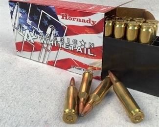 Mfg - (20) Hornady American
Model - Whitetail 243 Win
Caliber - ammunition
Located in Chattanooga, TN
Condition - 1 - New
This lot contains one 20 round box of Hornady American Whitetail 243 Win ammunition. 100 grain Interlock bullet.
