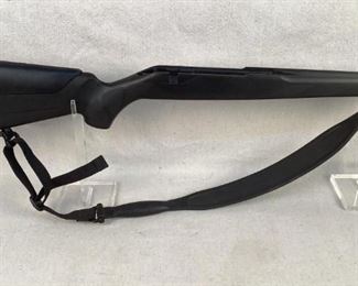 Mfg - Tikka T3 Black
Model - Stock w/ Sling
Located in Chattanooga, TN
Condition - 3 - Light Wear
This is a Tikka T3 Black synthetic stock for a Tikka T3, featuring a rubber two point sling.