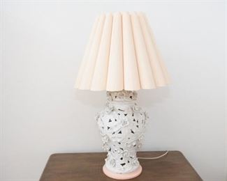White Porcelain Louis Style Lamp