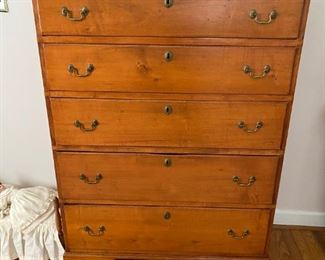 Late 18th c / Early 19th c. tall chest