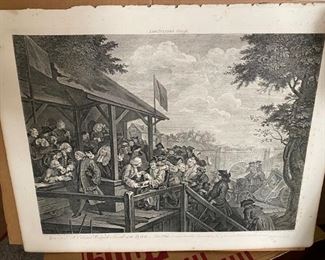 18th c. Hogarth engraving, “The Polling”