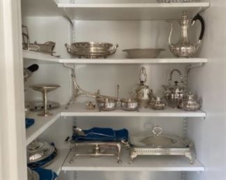 Sterling silver and silver plate items