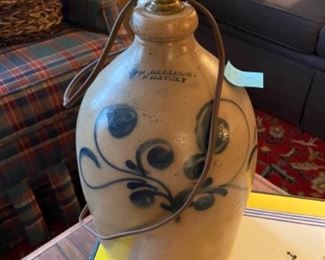S.D. Kellogg, Whately jug lamp (works can be removed)