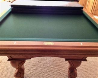 Gorgeous Pool Table that can also be a dining table.