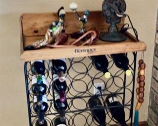 Antique Beringer Wine Rack