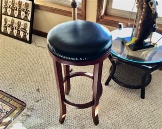 1 Barstool & an end table