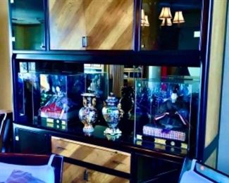 China Cabinet is made of Wormy Chestnut-a very rare wood