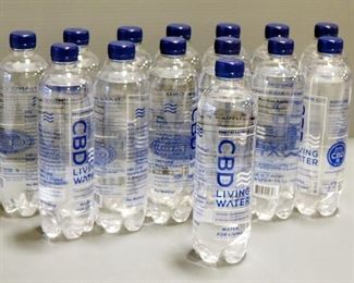 CBD Living Water, 16.9 oz Bottles, Qty 14