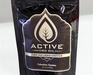 Active CBD Oil CBD Infused Coffee, 2 oz Packs, Qty 2