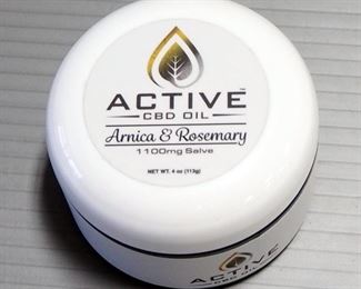 Active CBD Oil Arnica & Rosemary 1100 mg Salve, 4 oz Bottle