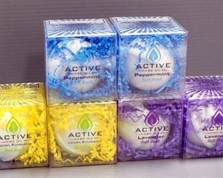 Active CBD Oil 40 mg Bath Bombs, Includes Lavender, Peppermint, And Lemon Eucalyptus, Qty 6